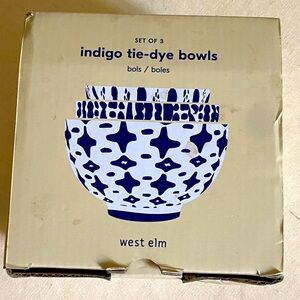 ☆𝐍𝐈𝐁☆ West Elm Tie-Dye bowls